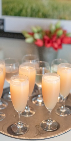 Tray of drinks
